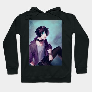 Anime boys with sale hoodies